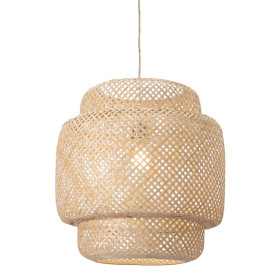 Natural Boho Weave Ceiling Lamp