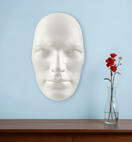 28" X 17" White People Handmade Resin Wall Decor