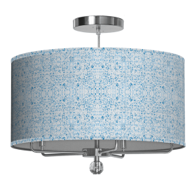 ALBANY DRUM CHANDLELIER (Color: Blue)